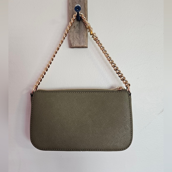 Michael Kors Olive Green Mini Handbag purse - Picture 6 of 6